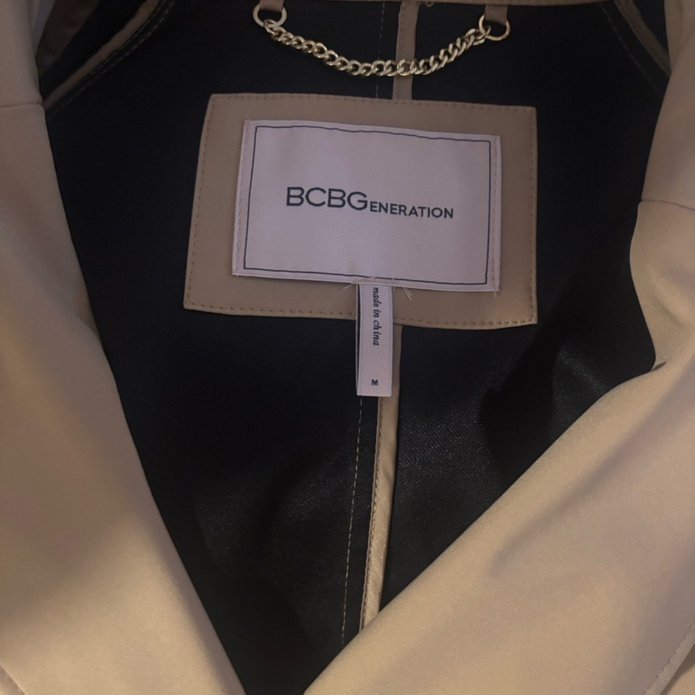 BCBGeneration Beige Trench Coat - Picture 2 of 8